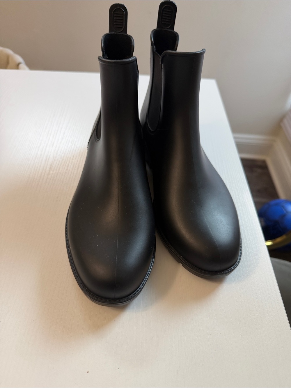 Women's Black Lace-Up Chelsea-Style Boots